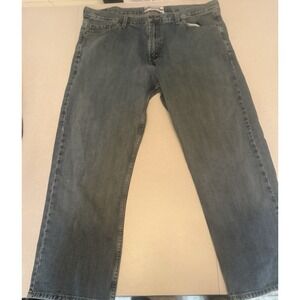 Levi Strauss Signature Authentics Jeans Mens 40x30 Blue Regular Fit Straight Leg